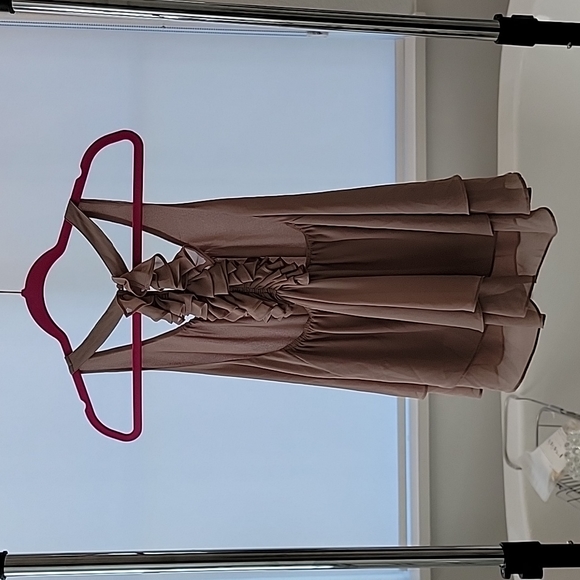 Naked Zebra Small Ruffle Racerback Layered Halter Tank - Picture 3 of 6